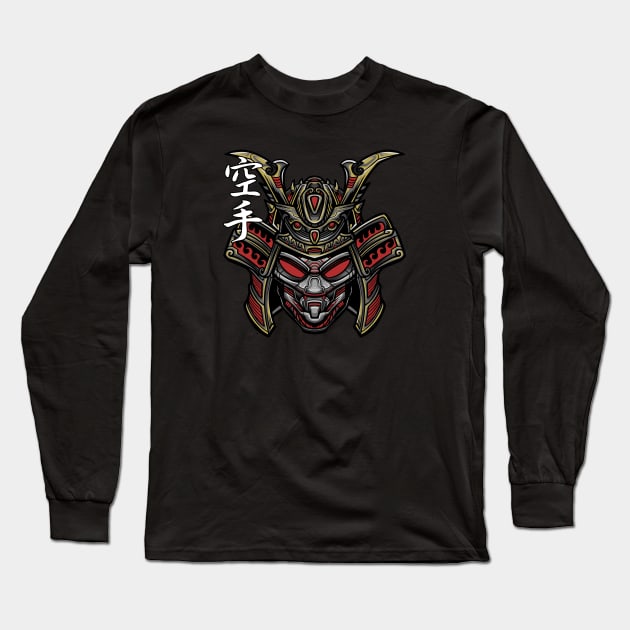 Shin Kuroi Kage The 2nd - Samurai Sazer XV Mecha Concept Art Gundam Long Sleeve T-Shirt by Celestial Crafts